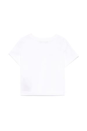 T-shirt con stampa logo BALMAIN PARIS KIDS | BW8A31Z0116100RS